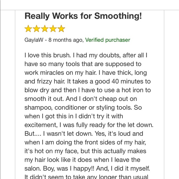 - •💆🏼♀️HOT TOOLS 2.8” BARREL BLOW OUT BRUSH 💆🏼♀️ - Picture 13 of 13